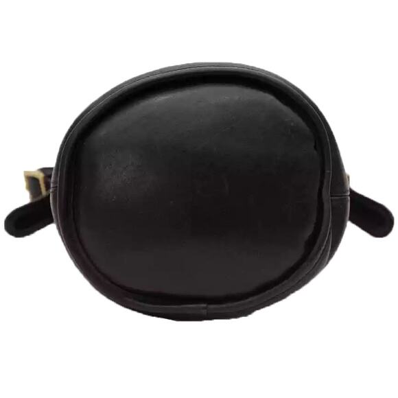 Vintage Coach Helen Berg's Legacy Black Leather Bucket Purse 9953 - Picture 3 of 11